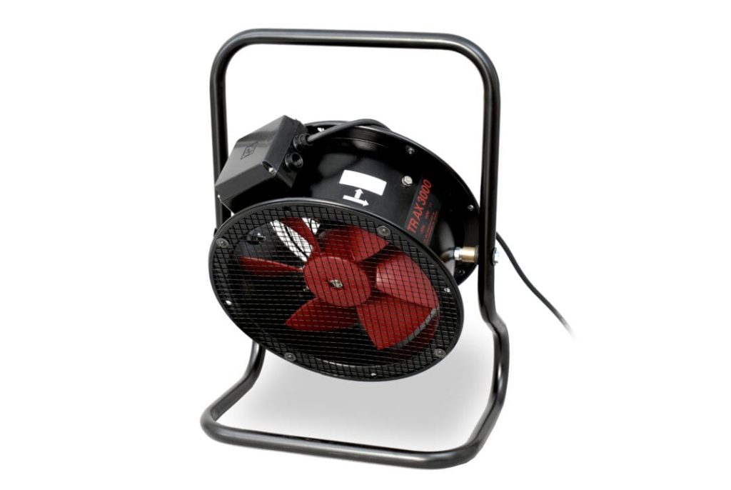 Axiale ventilator AX 3000, iets achterover gekanteld